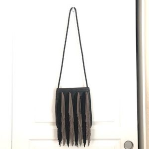 Sam Edelman Jane Leather Fringe Crossbody Bag